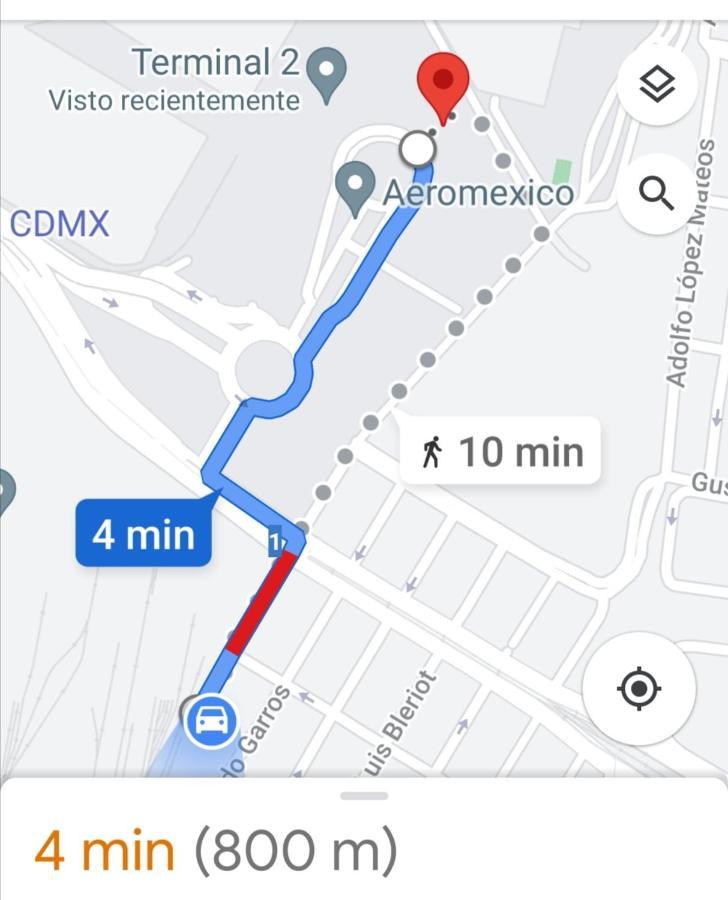 Departamento Cercano Al Aeropuerto T2, A 2 Calles Μεξικό Εξωτερικό φωτογραφία