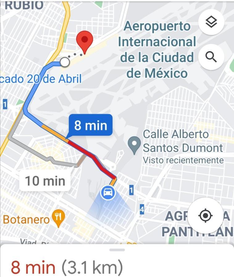 Departamento Cercano Al Aeropuerto T2, A 2 Calles Μεξικό Εξωτερικό φωτογραφία